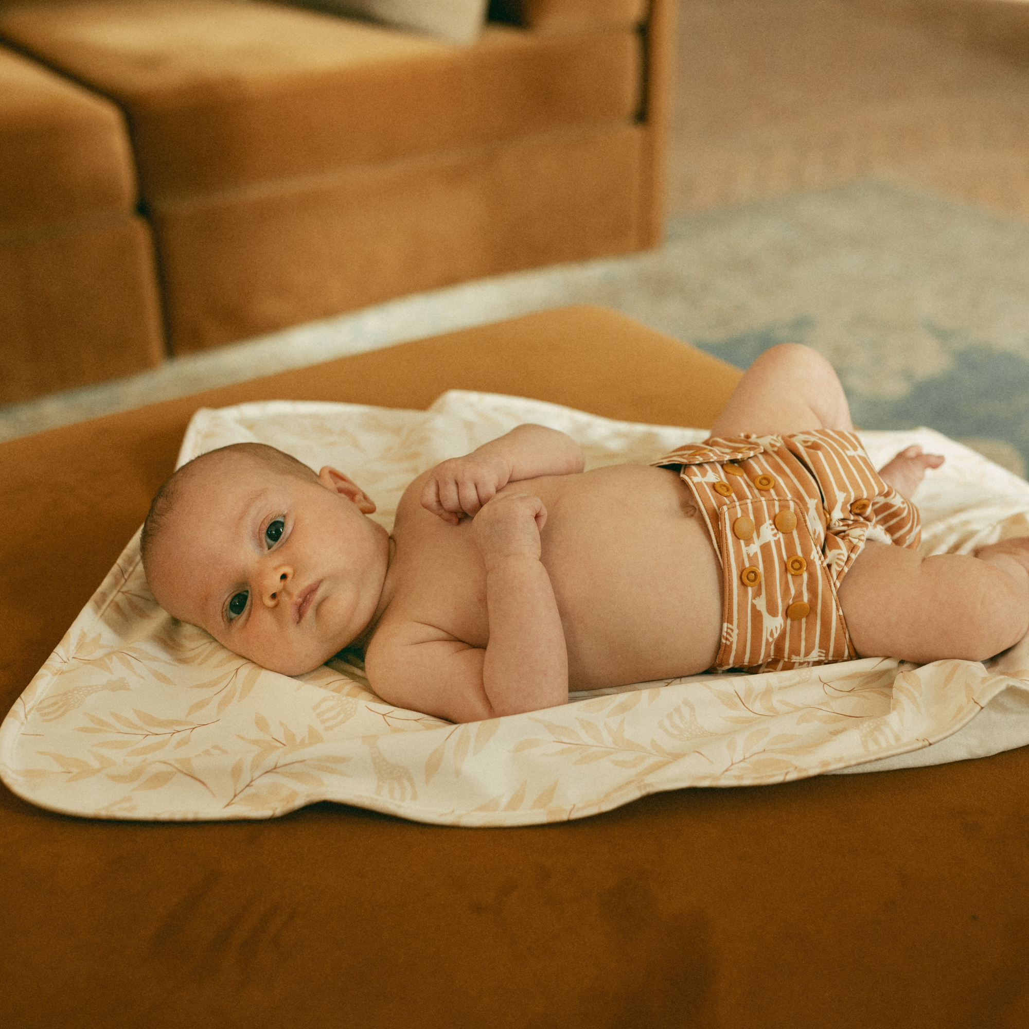 Sophie La Girafe Olive Leaf Change Mat
