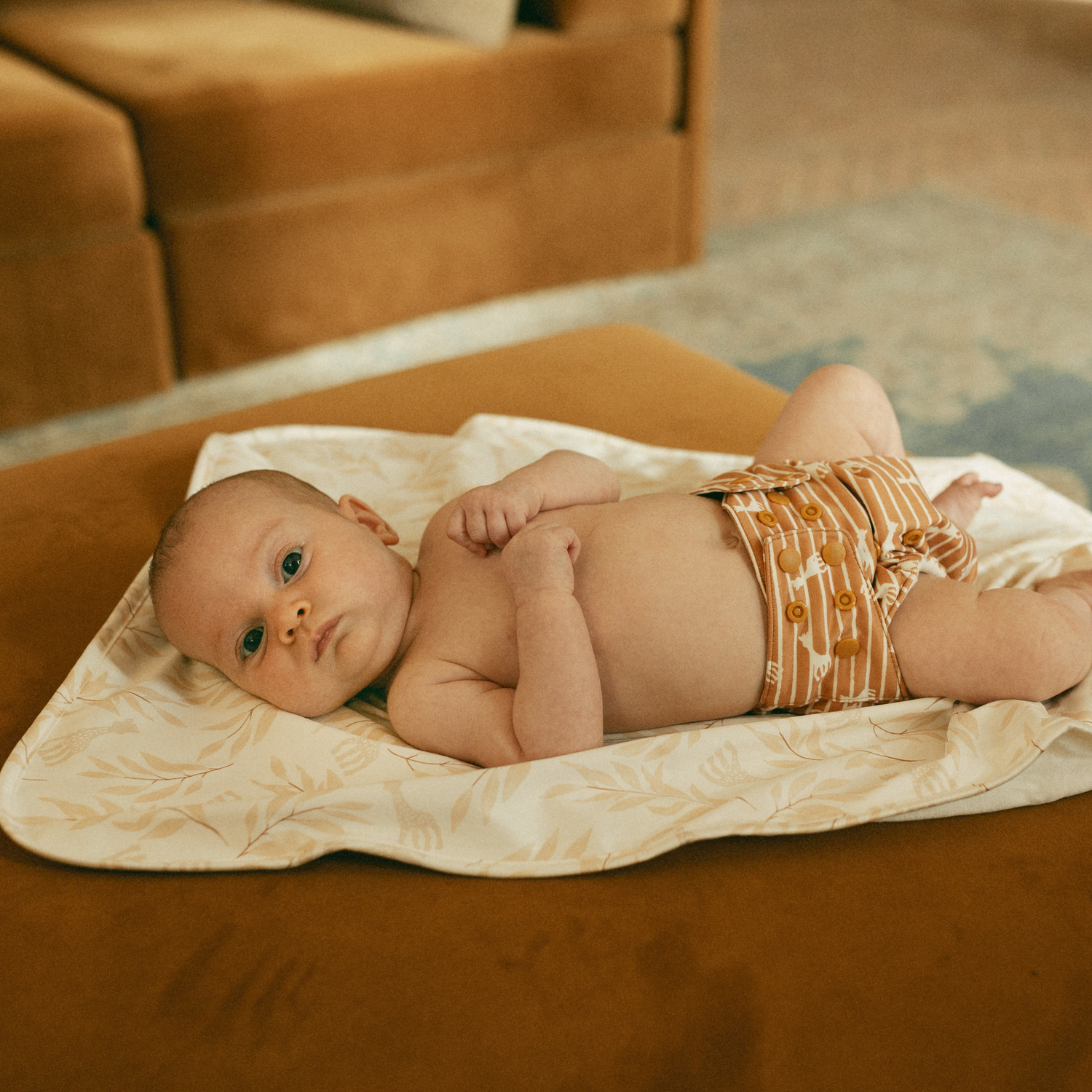 Sophie La Girafe Olive Leaf Change Mat