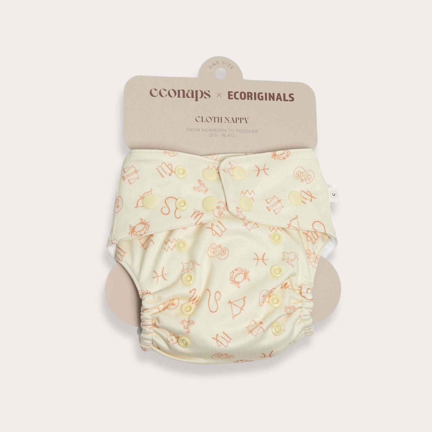 Zodiac 2.0 Modern Cloth Diaper - Ecru