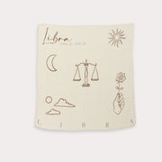 Zodiac Muslin Swaddle - Libra