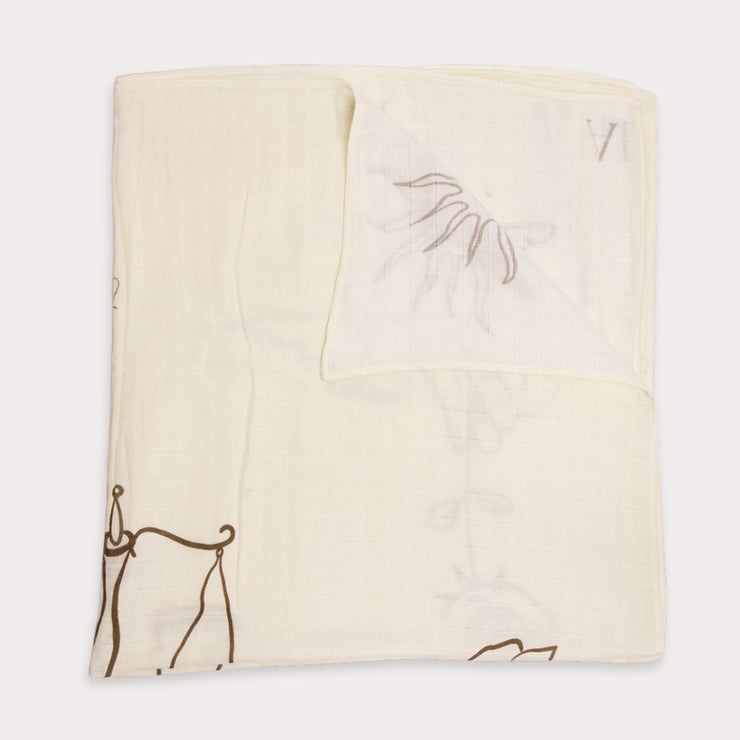 Zodiac Muslin Swaddle - Libra