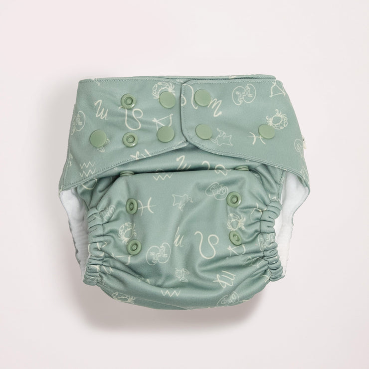 Zodiac 2.0 Modern Cloth Diaper - Sage